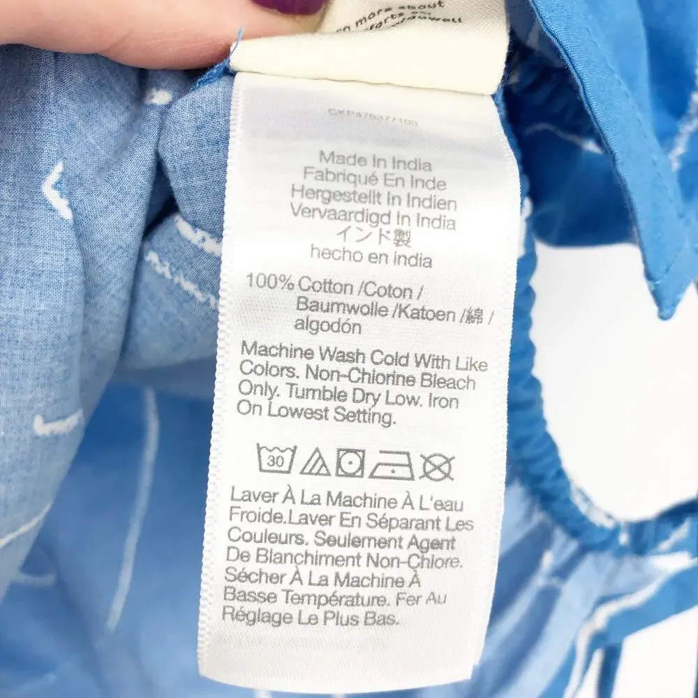 Madewell embroidered poplin